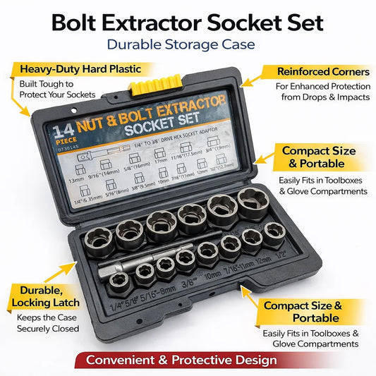 IRONVOLT 14-Piece Lug Nut Remover Set