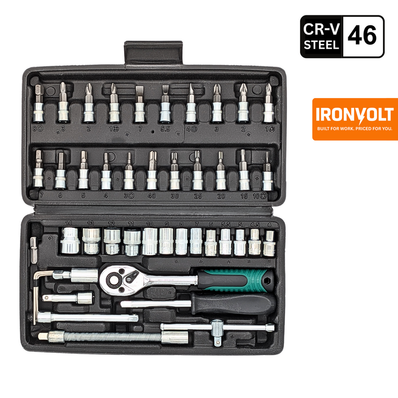 IRONVOLT 46 piece Tool Set