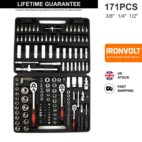 IRONVOLT 172 piece Tool Set