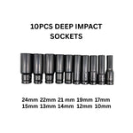 10-Piece ½" Drive Deep Impact Socket Set