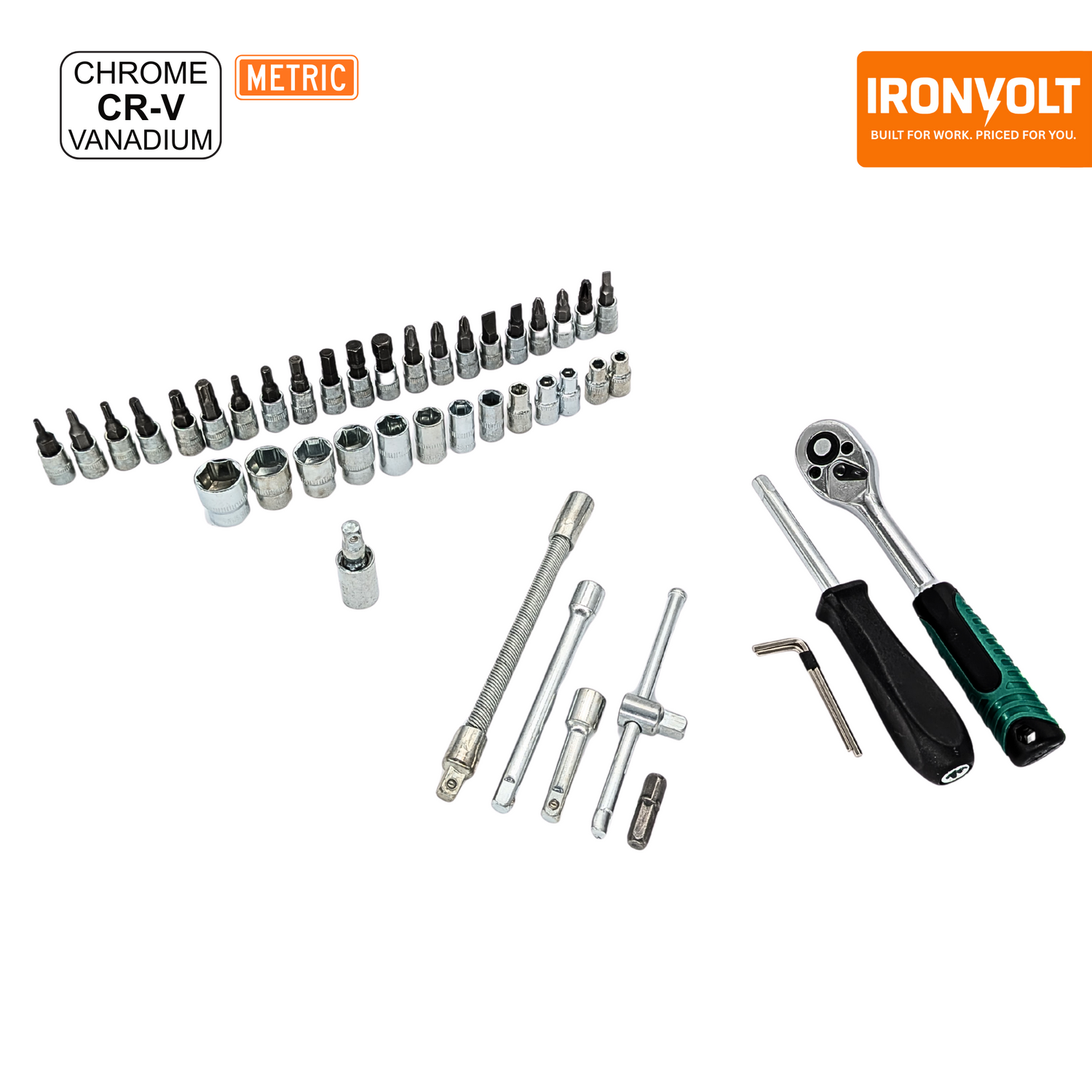 IRONVOLT 46 piece Tool Set