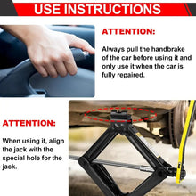 Car Scissor Jack with Ratchet Spanner9