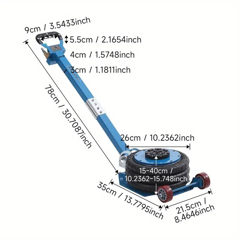 Air Bag Jack 3 Ton Capacity Pneumatic Jack