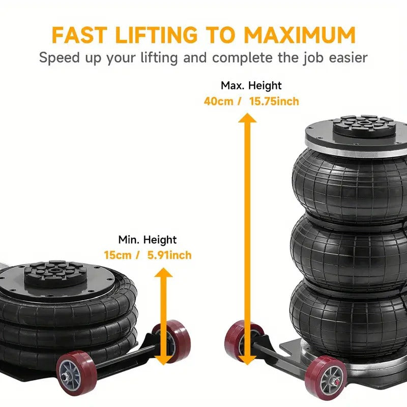 Air Bag Jack 3 Ton Capacity Pneumatic Jack