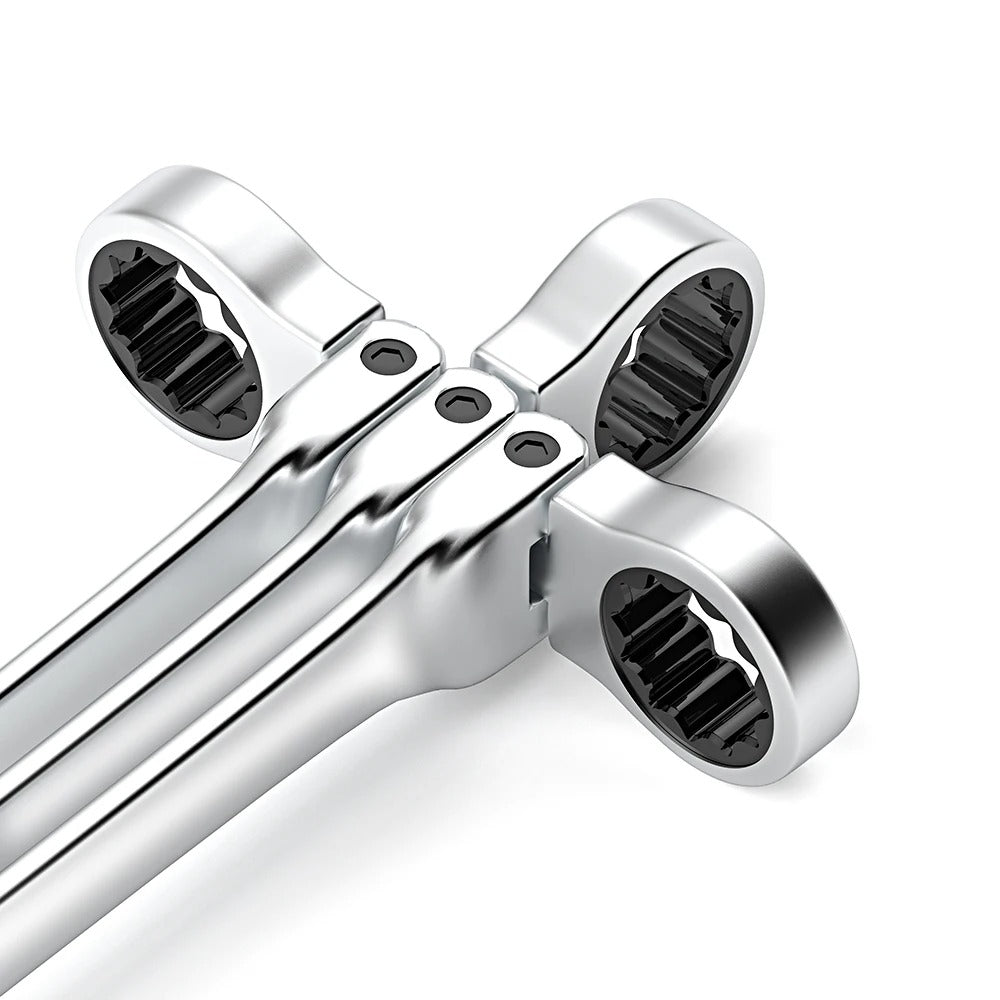 Ratchet Spanner Wrench Set 8-22mm